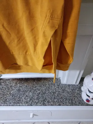 Felpa con cappuccio donna Puma gialla