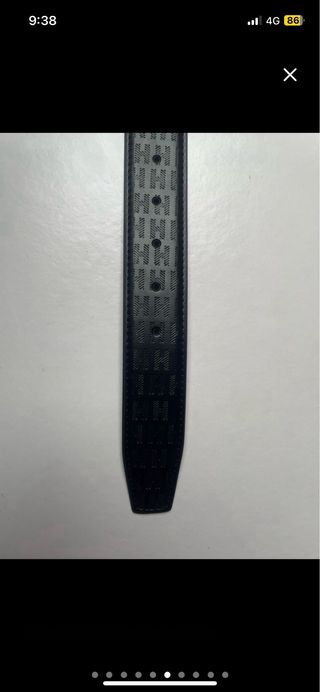 Cinturón Hermes Negro y Dorado