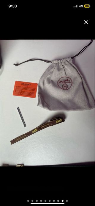 Cinturón Hermes Negro y Dorado