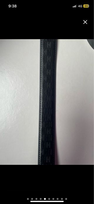 Cinturón Hermes Negro y Dorado