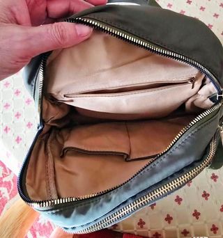 Mochila pequeña mujer verde