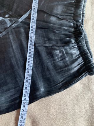 Pantalón mujer de fiesta gris con brillo