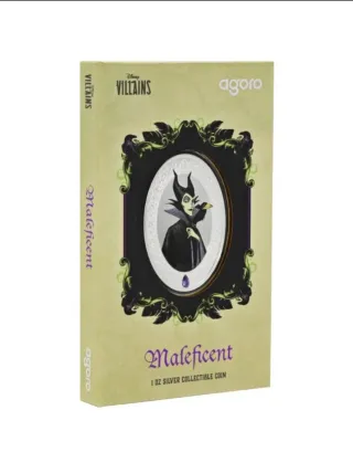 Para Luis - Moneda Plata Maleficent Disney Villain