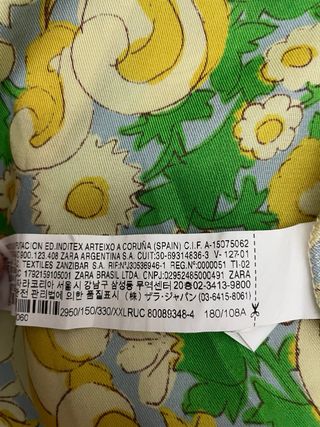 Camisa Larga Estampada ZARA