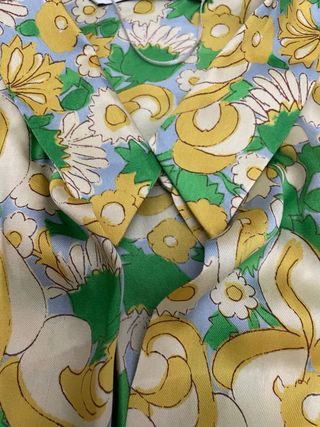 Camisa Larga Estampada ZARA