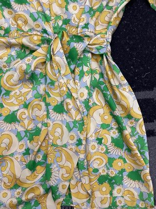 Camisa Larga Estampada ZARA