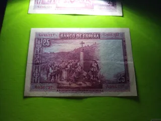 Pareja 25 Pesetas 1923 Correlativas