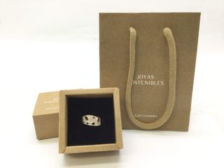 anillo oro 18k con piedra con circonita