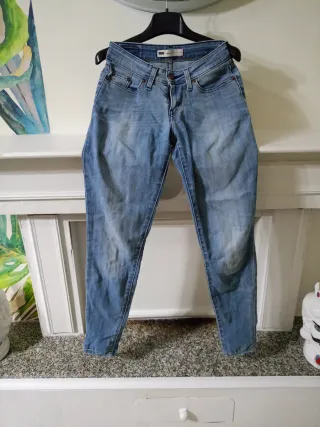 Jeans Levi's Donna Leggings Vintage Blu