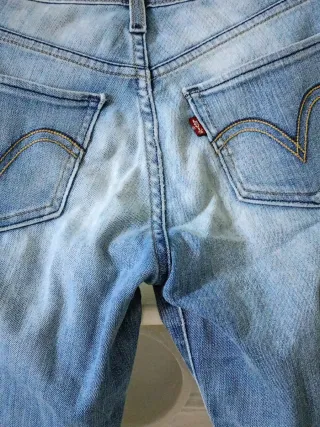 Jeans Levi's Donna Leggings Vintage Blu