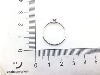 anillo oro 18k con piedra con diamante