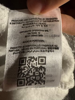 Felpa Bianca Off-White