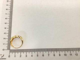 anillo oro 18k con piedra con circonita
