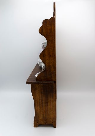 Aparador Muñecas Francés Madera Porcelana