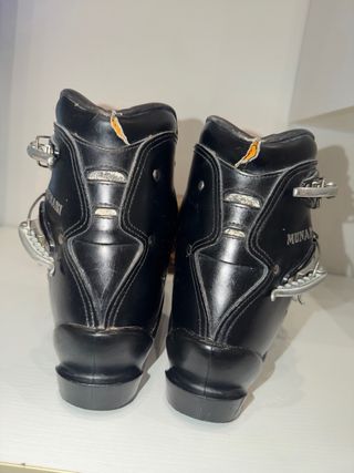 Scarponi sci MUNARI neri fibbie metallo