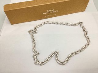 cadena plata 925mm con piedra con circonita 30cm