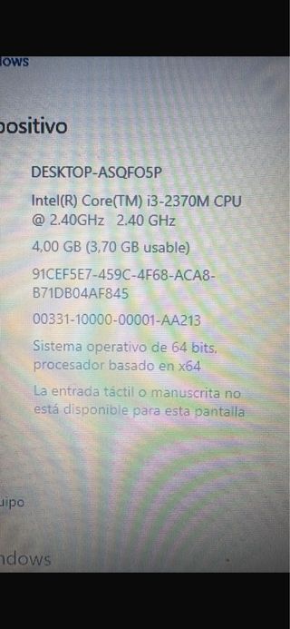 Portátil Lenovo Negro