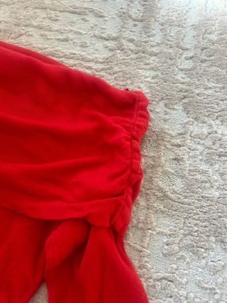 Top Zara Rojo Hombros Descubiertos