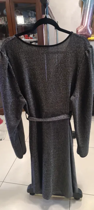 Vestito elegante nero/argento