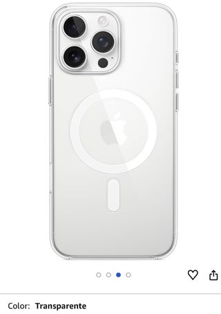 Funda iPhone 16 pro max Apple MagSafe Transparente