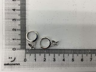 argollas plata 925mm con piedra con circonita