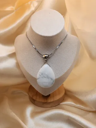 Colgante Lágrima Piedra Magnesita