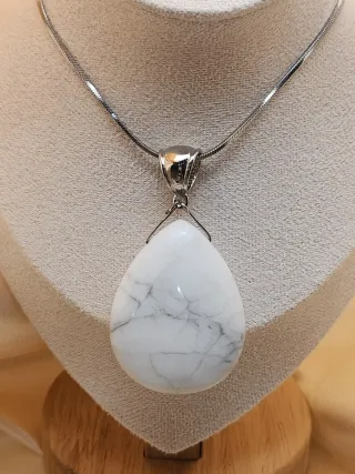 Colgante Lágrima Piedra Magnesita