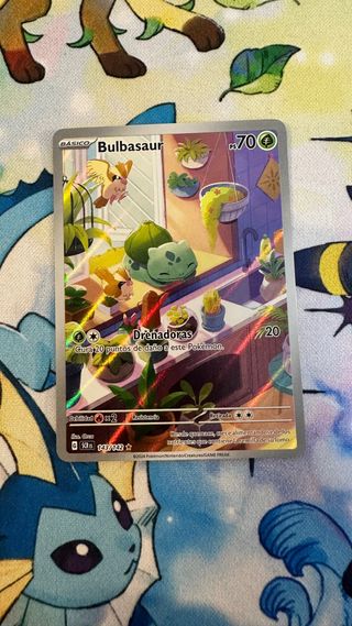 Carta Pokémon Bulbasaur SCR 143 Español