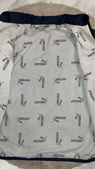 Chaqueta Puma Vintage90s azul marino y rojo