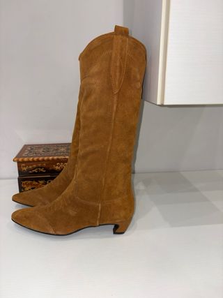 Stivali Alti Pelle Marrone