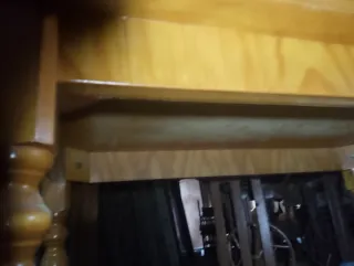Mesa de comedor de madera fija 120x69
