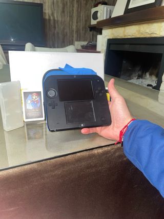 Nintendo 2DS Azul + Juegos con estuche