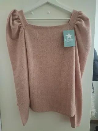 Jersey Loobe rosa brillo talla única