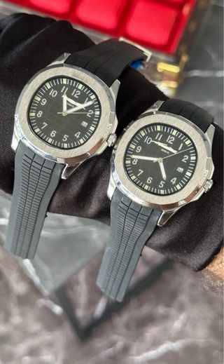 Reloj Plata y Negro