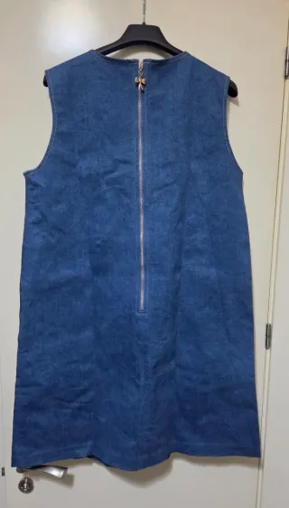 Vestido vaquero abalorios