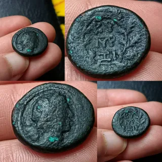 Moneda Griega Romana Antigua