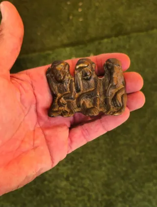 Monos Sabios Bronce Vintage