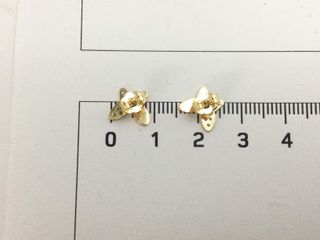 pendientes oro 18k con piedra con circonita