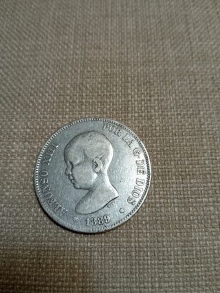 Moneda de plata de 1889
