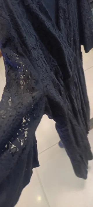 Vestito pizzo nero taglie comode