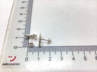 pendientes plata 925mm con piedra con circonita