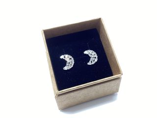 pendientes plata 925mm con piedra con circonita