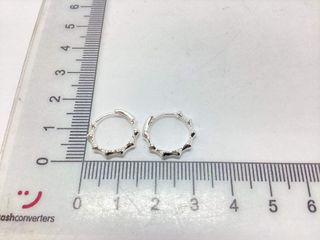 argollas plata 925mm