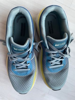 Zapatillas Skechers Max Cushion Hombre Azul/Gris