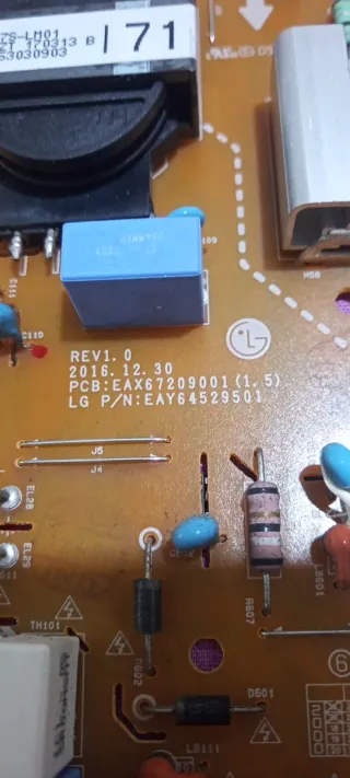 Fuente de alimentación LGP43DJ-17U1 LG 43UJ634V