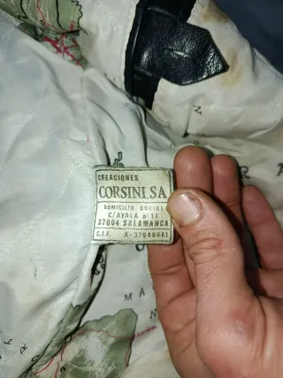 Cazadora coleccionable de cuero