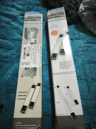 Raíles con ruedas para muebles