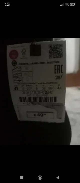 Botines Zara Tacón Aguja Negro