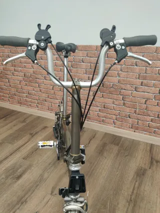 Brompton M6L Raw Lacquer + horquilla Titanio