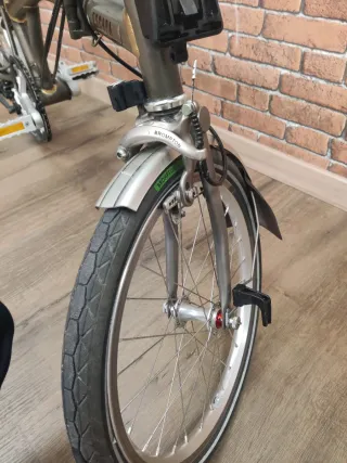 Brompton M6L Raw Lacquer + horquilla Titanio